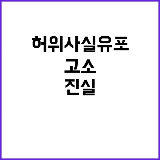 쯔양, 고소로 밝혀진 허위사실 유포의 진실!