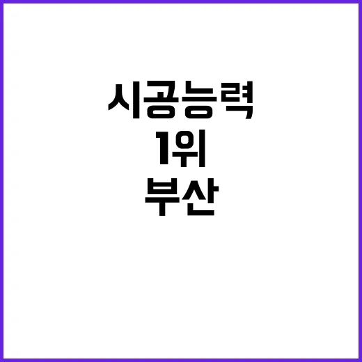 시공능력평가 1위, 부산 동원개발의 비결은?