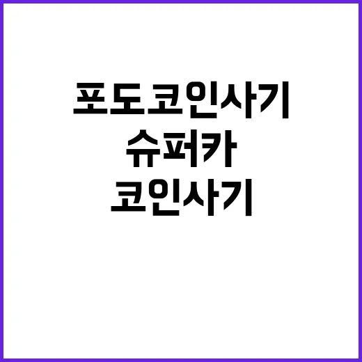 압수된 슈퍼카들, 포도코인 사기 사건의 진실!