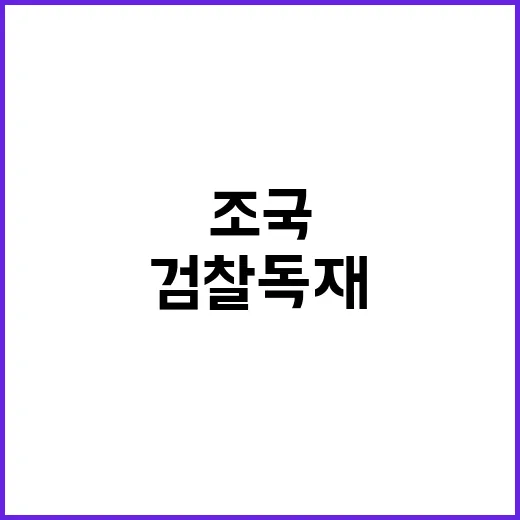 조국, 