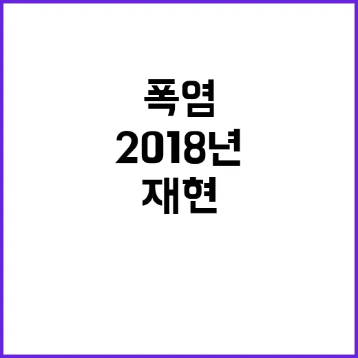 폭염 경고! 2018년 최악의 더위 재현될까?