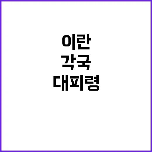 이란, 이스라엘 공…