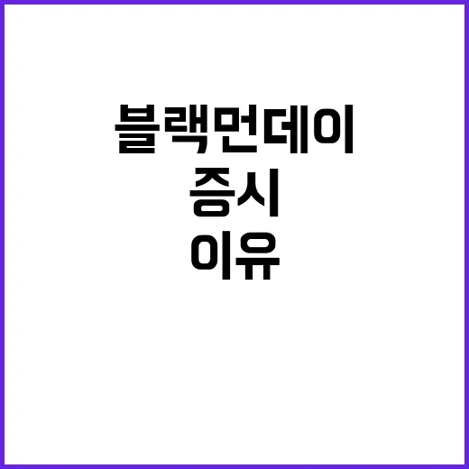 블랙 먼데이, 日증…