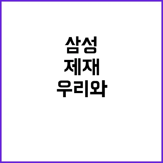 갤Z6 대북제재, 삼성 우리와 무관 발언 논란