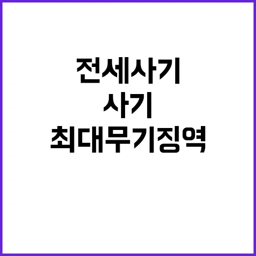 전세사기 최대 무기…