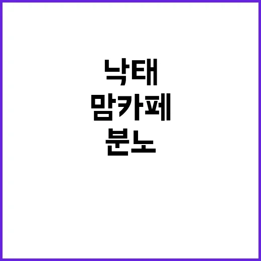 낙태에 대한 맘카페…