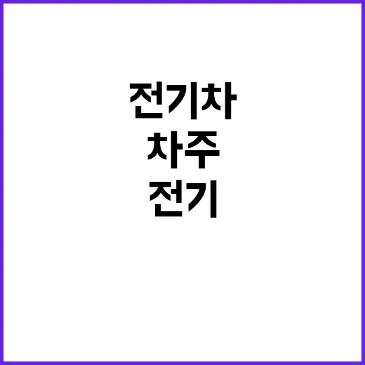 전기차 포비아 차주…