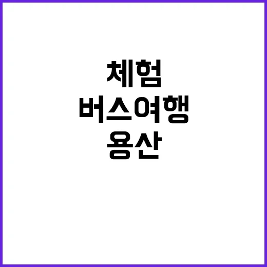 용산기지 체험 4년…