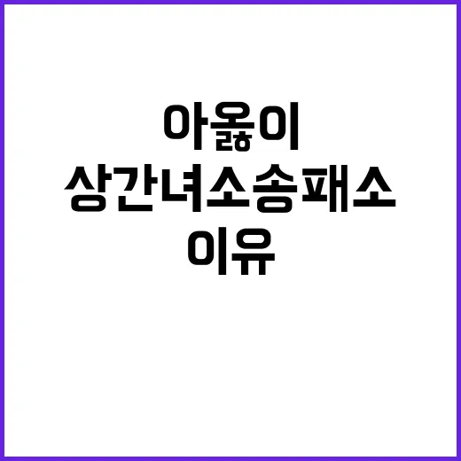 상간녀소송 패소 아…