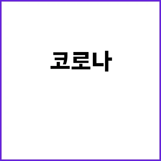 코로나19 치료제 3268억 원 투자로 안정화 된다!