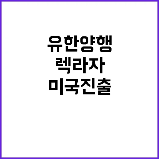 국산 항암제 유한양…