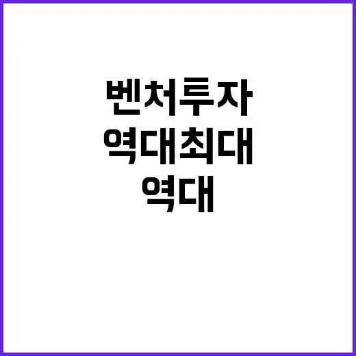 벤처투자 5조 40…