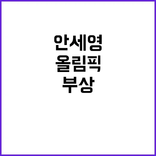 안세영 부상 극복 그리고 올림픽 영웅의 목표!