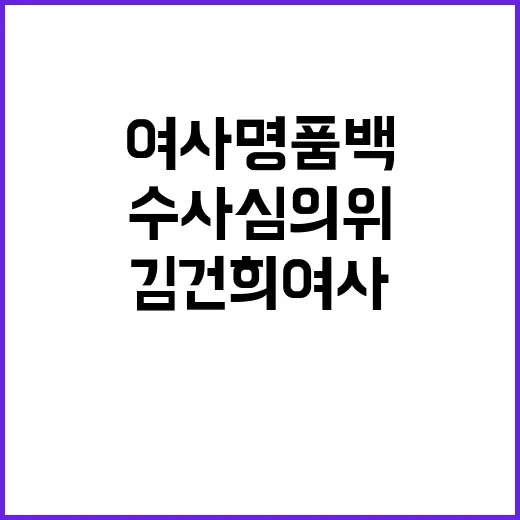 김건희 여사 명품백…