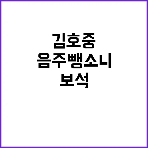 음주 뺑소니 김호중 보석 청구에 결정이?