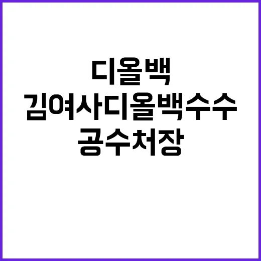 공수처장 김 여사 …