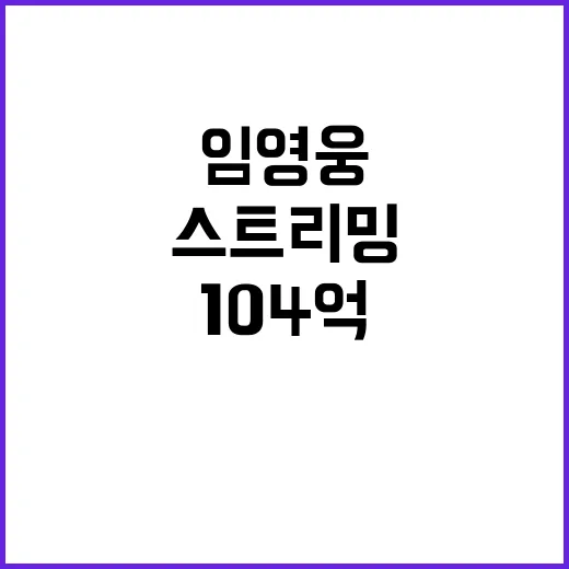 임영웅 104억 스…