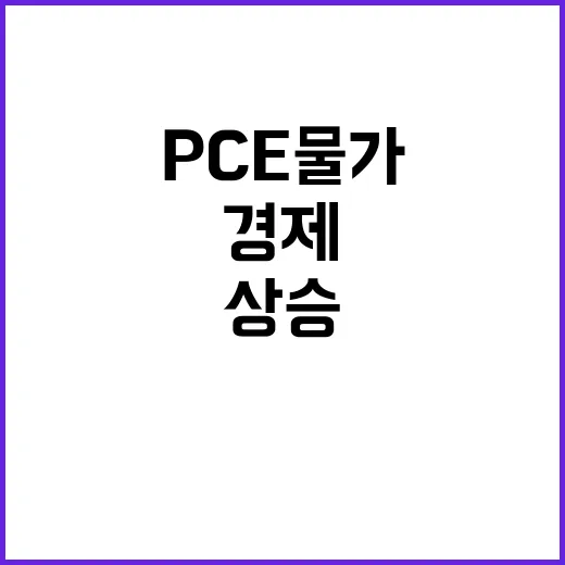 PCE 물가 상승 소비자 충격과 경제 영향 분석!