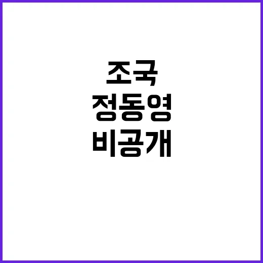 조국 공개소환 정동…