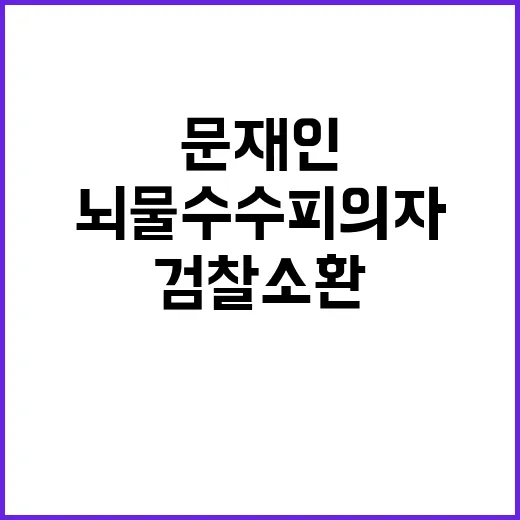 검찰 소환 역대 대…