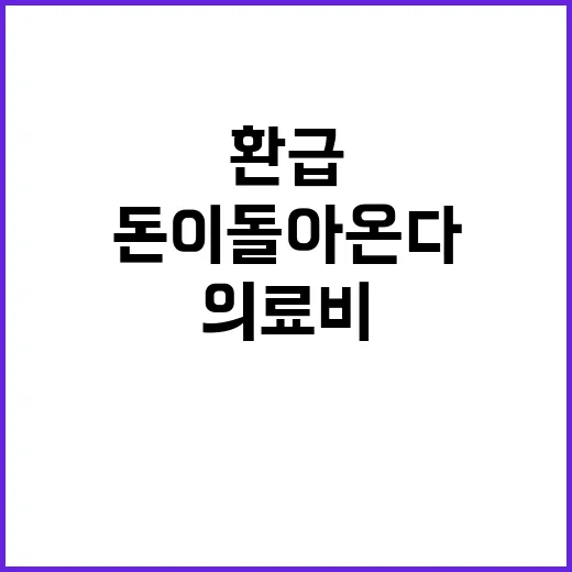 의료비 환급 당신의…