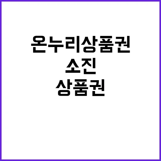 온누리상품권 대란……