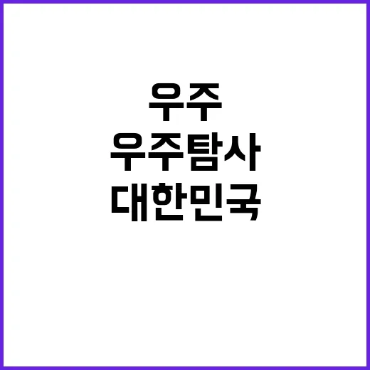 우주탐사로드맵 대한…