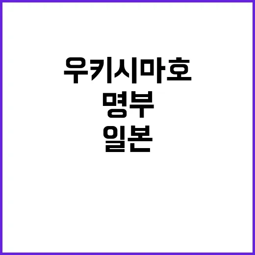 우키시마호 승선명부…