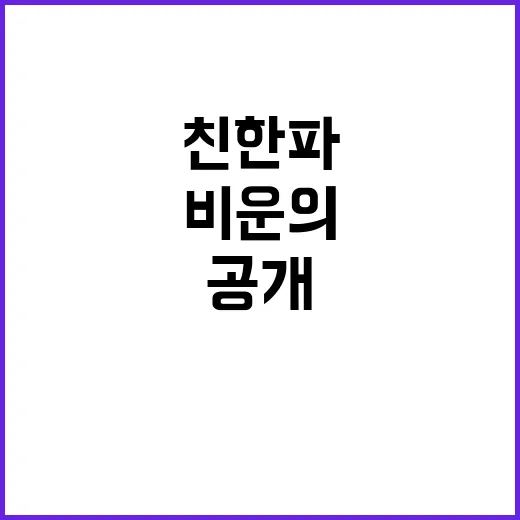 비운의 친한파 밴드 멤버 구하는 비화 공개!