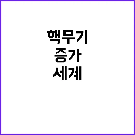 핵무기 증가 김정은…