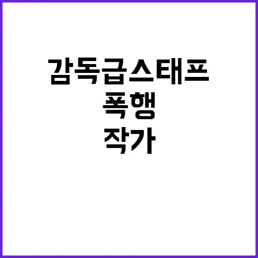 감독급 스태프 촬영…