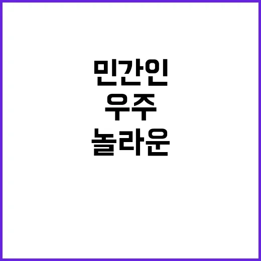 우주 유영 민간인 최초의 놀라운 순간 공개!