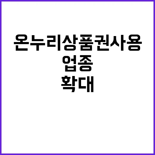 온누리상품권 사용업…