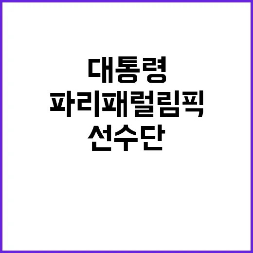 파리 패럴림픽 윤 …