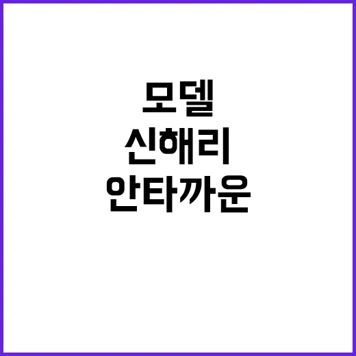 신해리 사망 미스코리아 모델의 안타까운 소식!