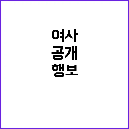 김여사 행보 SNS 아닌 사진 공개 논란 집중!