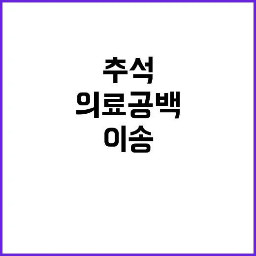 추석 의료공백…임신…