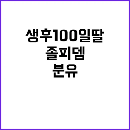 졸피뎀 분유 생후 100일 딸 결국 비극적 사건!