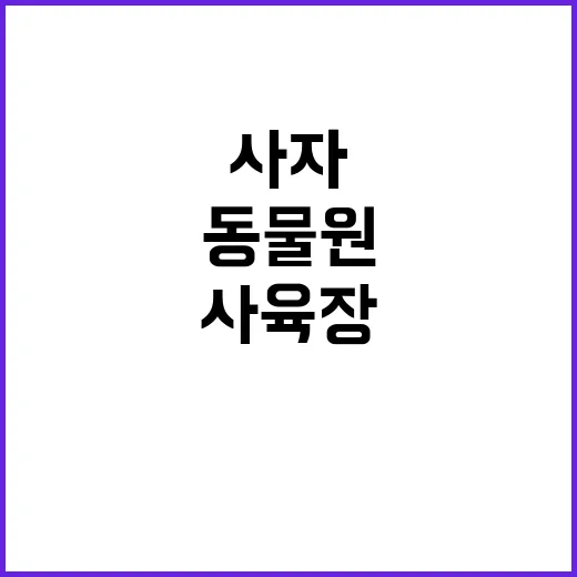 사자 사육장 시신 …