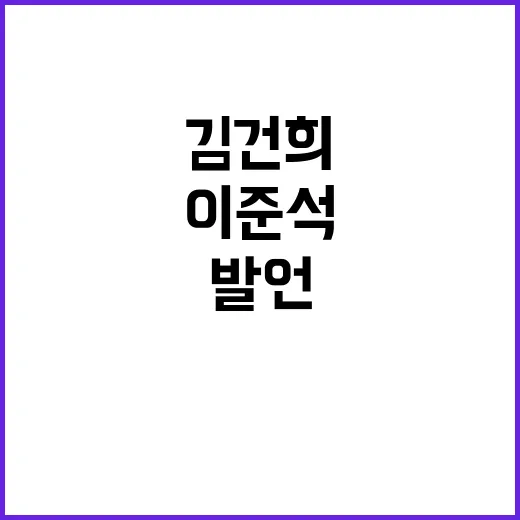 이준석 김건희의 도…