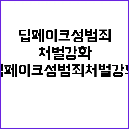 딥페이크 성범죄 처…