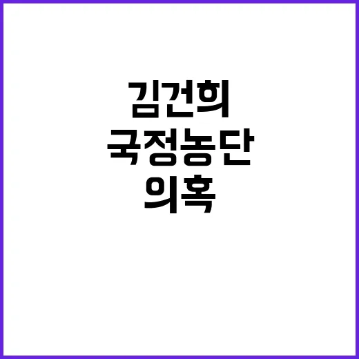 김건희 의혹 국정농…