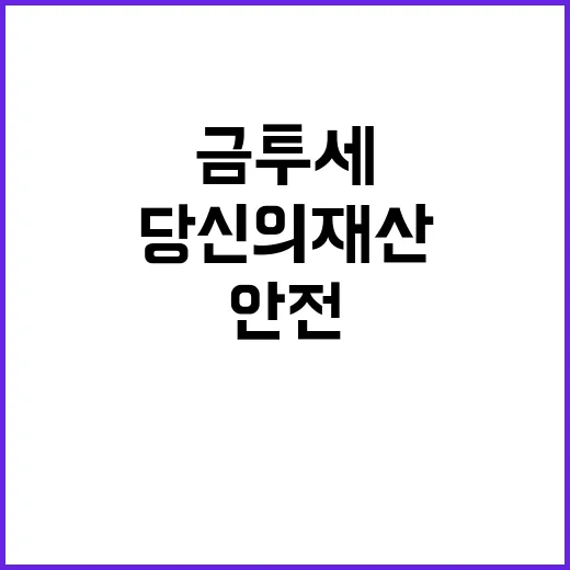 금투세 시행 당신의…