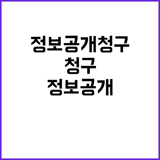 생활문제 정보공개 청구 간편화 소식! 클릭 필수!