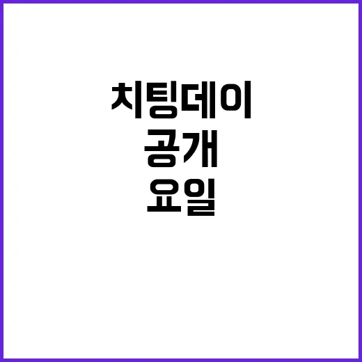 ‘치팅데이’ 대체할…