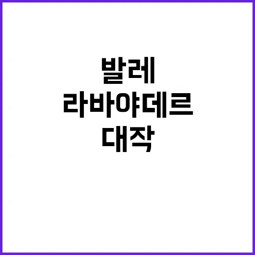 대작 발레 두 편 라 바야데르 이번 주 공개!