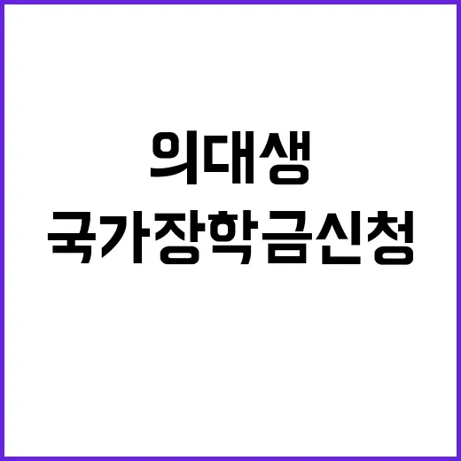 의대생 3200명 국가장학금 신청 사태의 진실!