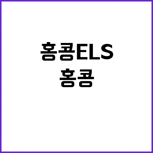 금융위 “홍콩 ELS 투자자 보호 조치 없다” 진실 공개!