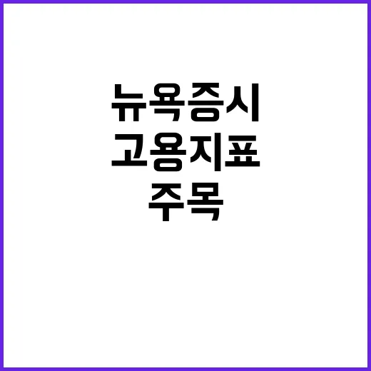 뉴욕증시 중동 고용지표에 주목하며 보합 출발.