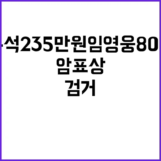 암표상 검거…변우석 235만 원 임영웅 80만 원